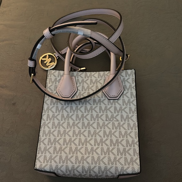 Michael Kors mini handbag, beige and light pink - Picture 2 of 3